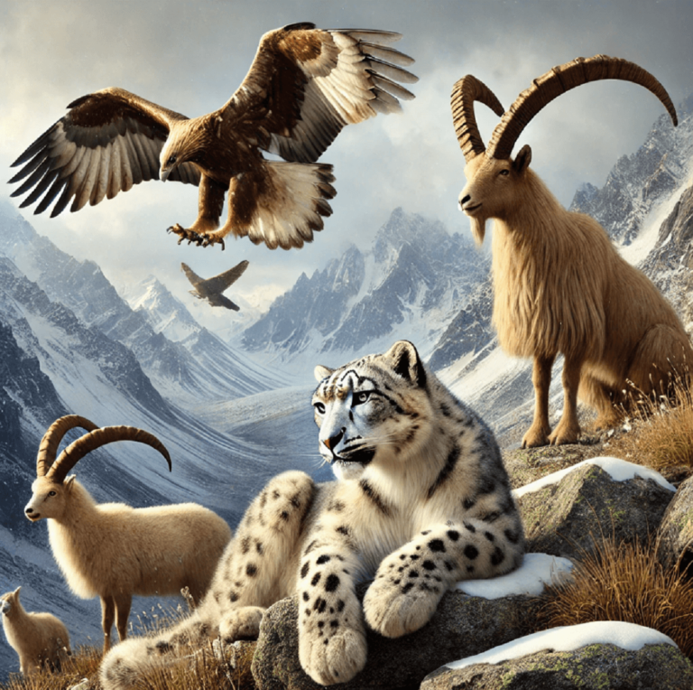 Altai Mountains Animals: From Snow Leopards to Cinereous Vultures